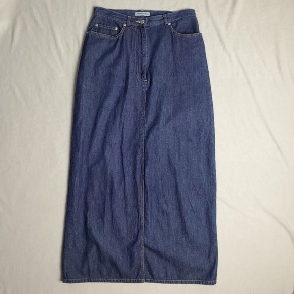Marsh Landing Dresses & Skirts - Marsh Landing Maxi Jean Denim Skirt 6